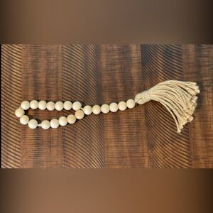 Decor Wood Beads with Tassel